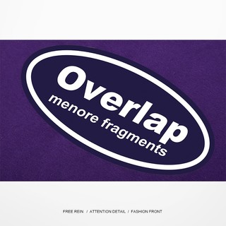 Áo Sweater Nelly Heybig dài tay cổ tròn in chữ Overlap