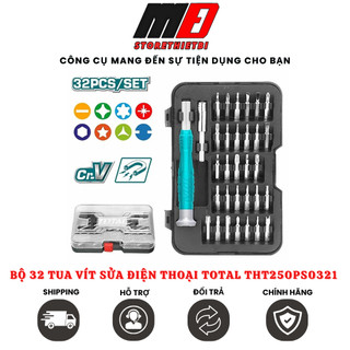  Bộ 32 Tua Vít Đa Năng Mini TOTAL THT250PS0321 
