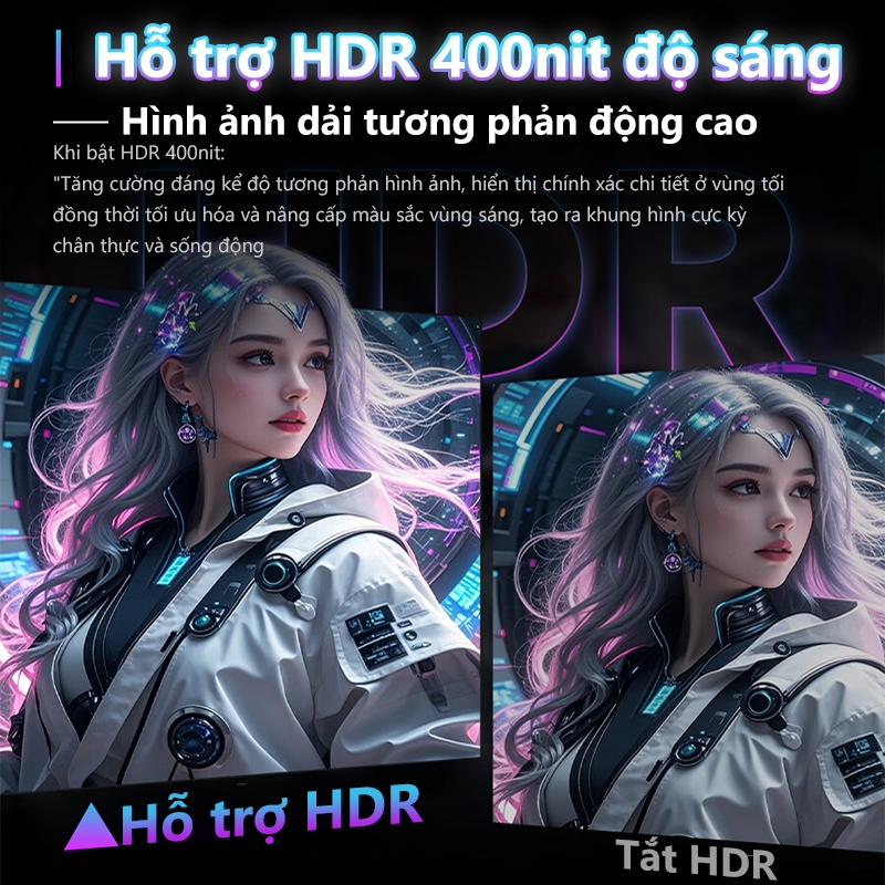 màn hình 24 inch 165Hz/1ms(GTG) Full HD 1080P IPS Hỗ trợ HDMI/VGA/DP HDR400 Mới 100% Bảo hành 3 năm | BigBuy360 - bigbuy360.vn