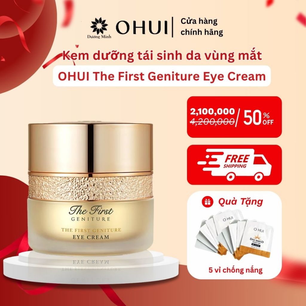 Kem dưỡng tái sinh da vùng mắt OHUI The First Geniture Eye Cream
