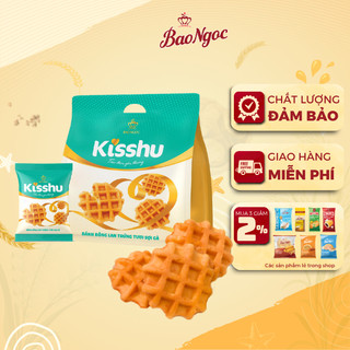   1-5 Túi  Bánh Bông Lan Trứng Tươi Sợi Gà Kisshu Bảo Ngọc  4 Chiếc Túi  