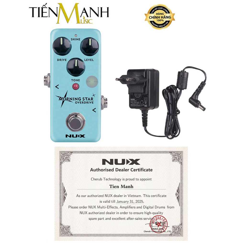 [Chính Hãng] Phơ Cục Nux Overdrive NOD3 Morning Star - Bàn Đạp Hiệu Ứng Âm Thanh - Effect Pedal Mini