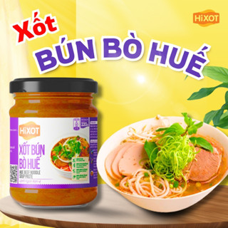 Sốt Gia Vị Bún Bò Huế HiXOT Hũ 220Gram, gia vị hoàn chỉnh, không cần nêm nếm, thơm ngon đậm vị
