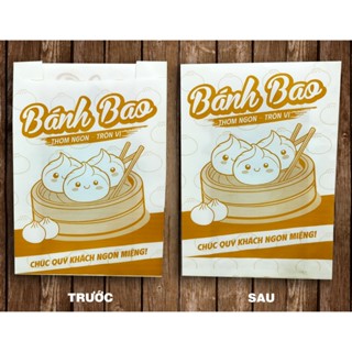 Túi / bao đựng bánh bao 2025 - giấy kraft - 1000 túi