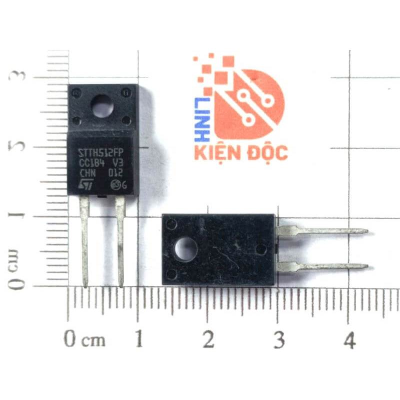 [Combo 3 chiếc] STTH512FP Ultrafast Recovery Diode 5A/1200V TO-220FPAC