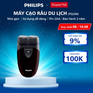 Máy Cạo Râu Du Lịch PHILIPS PQ206, Nhỏ Gọn, Sử Dụng Pin AA, Bảo Hành Chính Hãng 24 Tháng