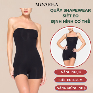 Bodysuit Định Hình Cơ Thể Dáng Quây Ngực, Shapewear MOOREA SW04 Tạo Thắt Eo Áo Liền Thân Điêu Khắc Eo Giảm 2-6cm V2
