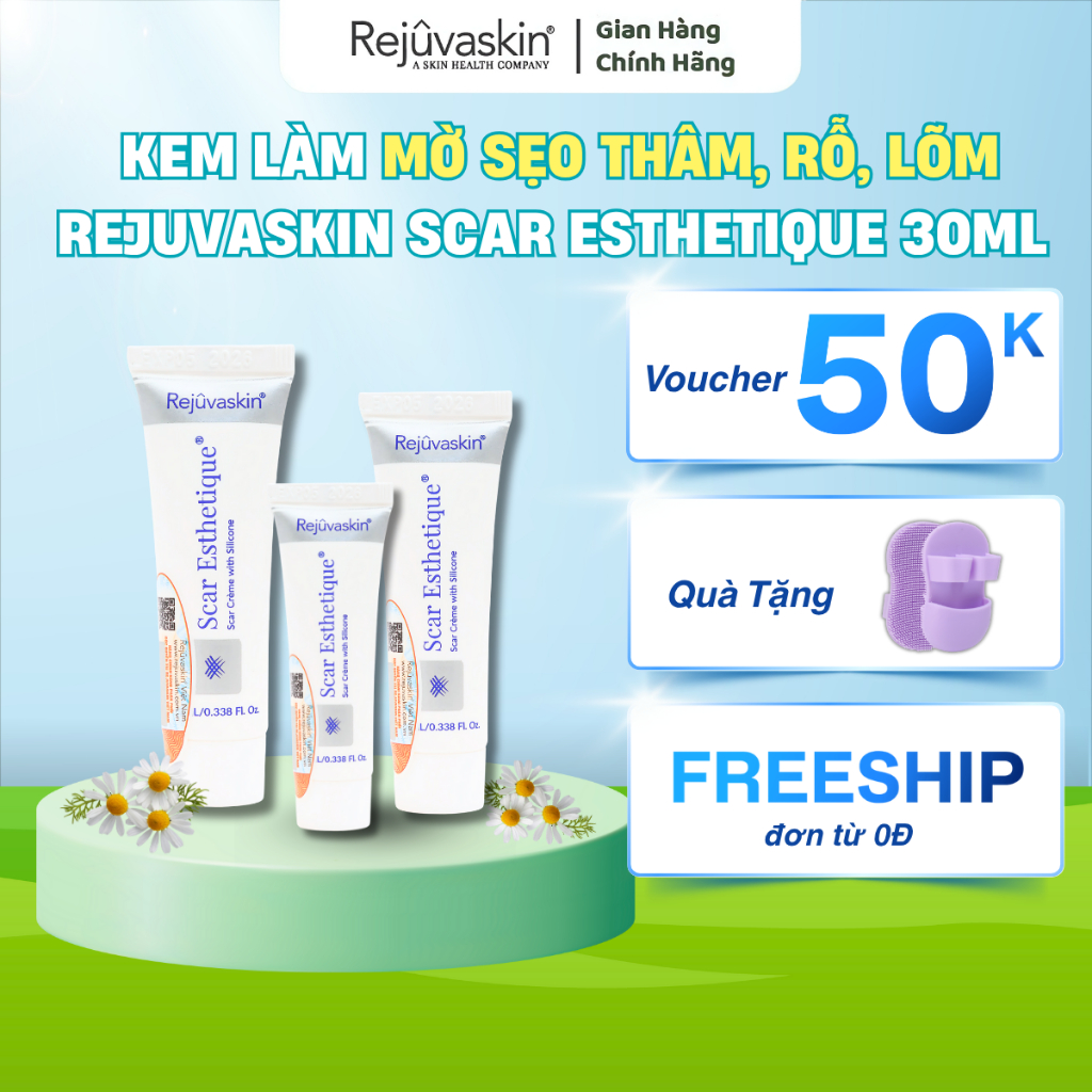 Kem Xoá Sẹo Thâm / Rỗ / Lõm Scar Esthetique Rejuvaskin 30ml1