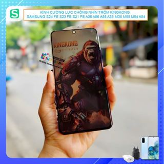 Kính cường lực chống nhìn trộm KINGKONG cho Samsung S25 FE S24 FE S23 FE S21 FE C55 A55 A35 M56 M55 M54 A54 M35 A36 A56