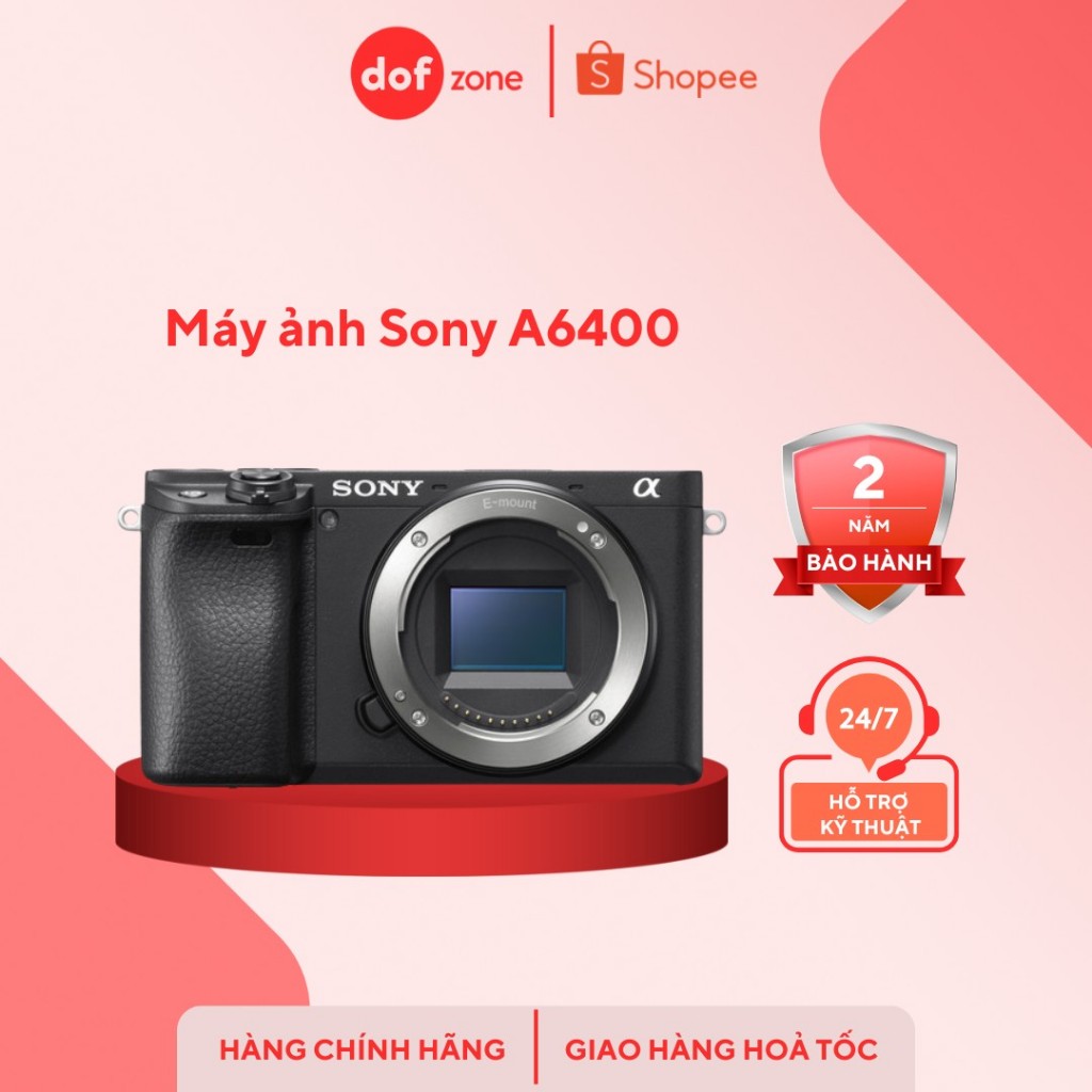 Máy Ảnh Sony Alpha A6400 - Chính Hãng - Tặng kèm thẻ nhớ 64GB