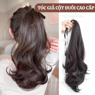 Tóc giả cột đuôi cao cấp đủ màu