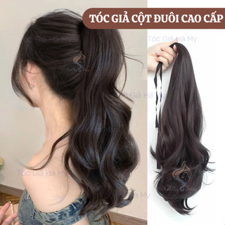 Tóc giả cột đuôi cao cấp đủ màu