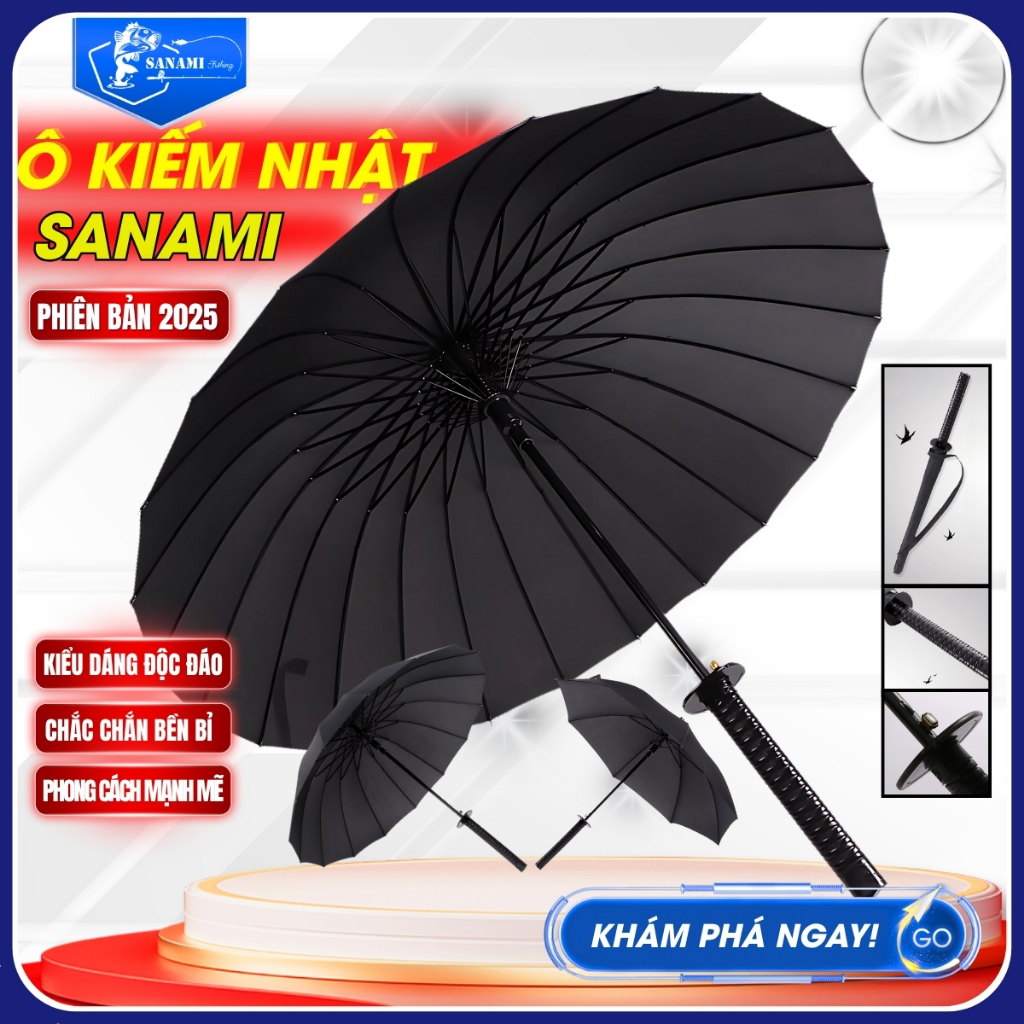 [TUYỂN CHỌN] Ô Dù cách nắng Ô Kiếm Nhật Dù Che Mưa Katana Cán Giả Kiếm Nhật ONB siêu chắc chắn [SF6]