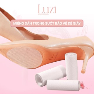  Cuộn Miếng Dán LUZI Trong Suốt Vân Nhám Chống Trơn Trượt Bảo Vệ Đế Giày Tránh Mài Mòn PK_DD02 