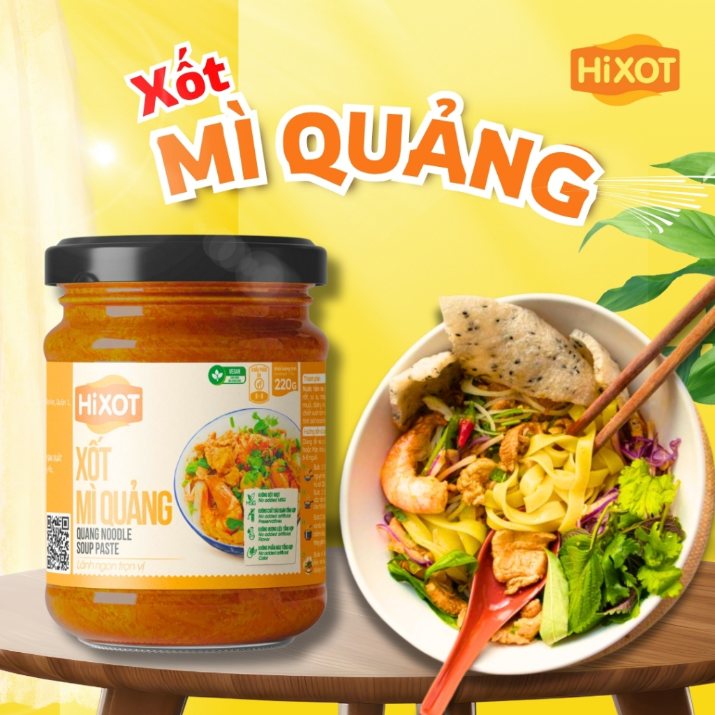 [VEGAN] XỐT MÌ QUẢNG HŨ 220GRAM, chay mặn đều dùng được
