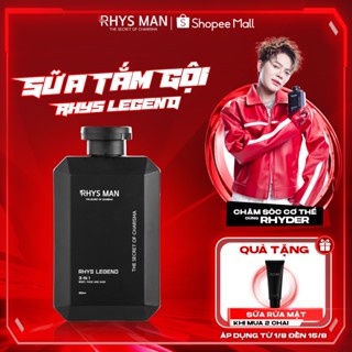 Sữa tắm gội nam hương nước hoa 3 in 1 RHYS MAN Rhys Legend 350ml