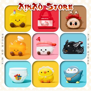  Vỏ ốp Airpod case Airpods 2 3 4 Pro Pro 2 Silicon 3D hoạt hình dễ thương kèm móc treo - XỊN XÒ Store 