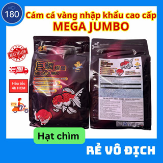 Cám cá vàng Mega Jumbo hạt chìm - phân phối chính hãng - 199k là hàng ko được nhà phân phối công nhận