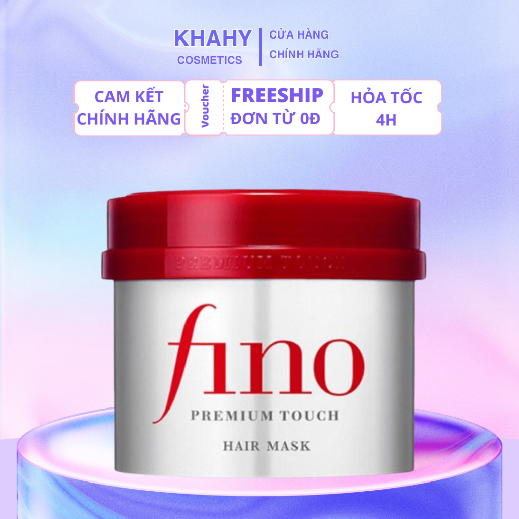 Kem ủ tóc cải thiện tóc hư tổn Fino Premium Touch 230g Dầu dưỡng tóc cao cấp FINO