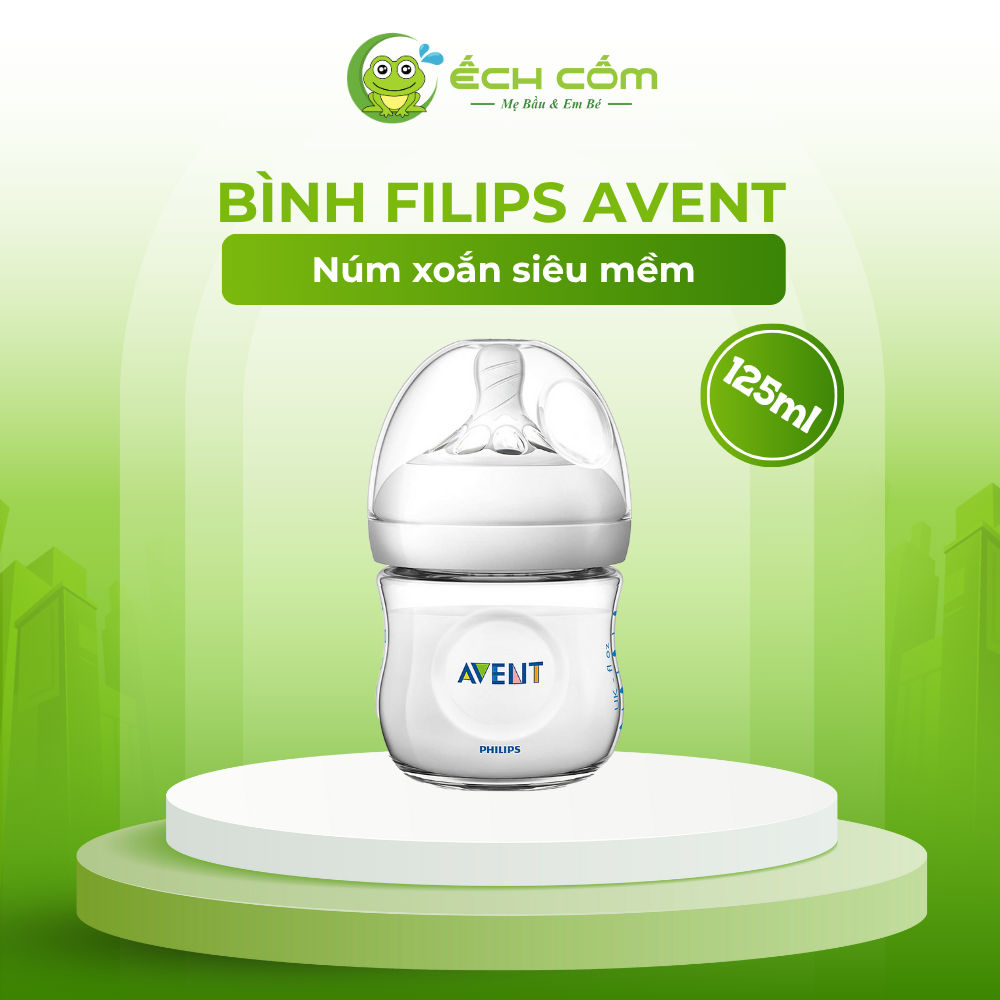 Bình Philips Avent 125ml núm xoắn siêu mềm