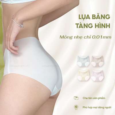 Quần lót lụa băng tàng hình kháng khuẩn không lộ viền siêu mỏng nhẹ thoáng khí Venus Charm 88299