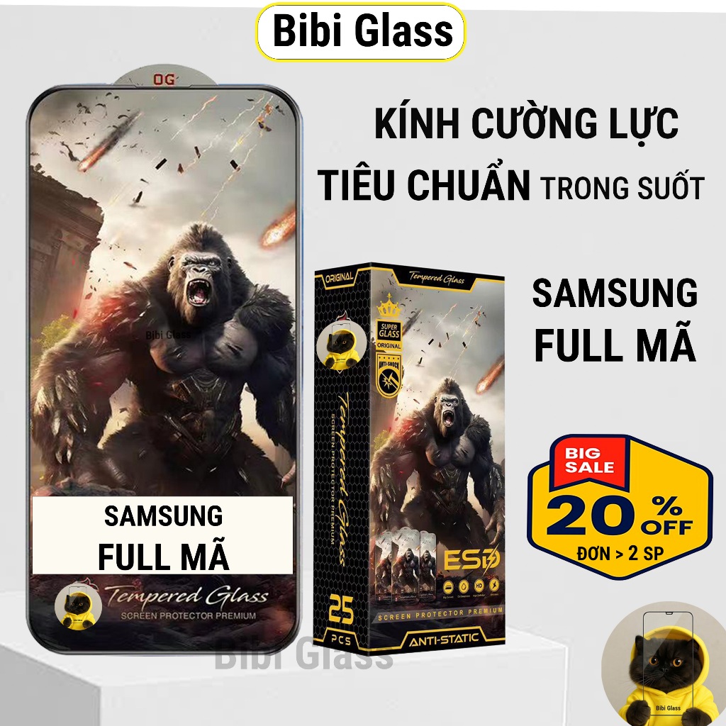 Kính Cường lực SamSung A07 A17 A06 A16 A36 A56 A15 A35 A55  A13 A23 A33 A73 A31 A51 A71 A32 A72 A04 