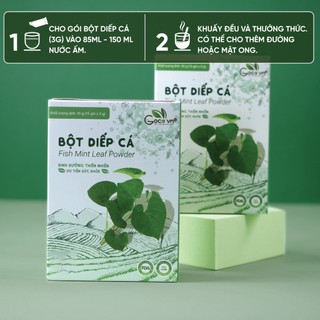 Bột diếp cá nguyên chất Goce - 45g (15 gói x 3g) ST