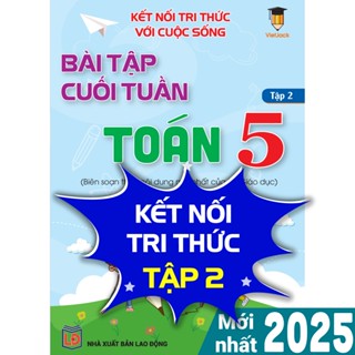 Sách - Bài tập cuối tuần Toán 5 Kết nối tri thức (Học kì 2) VietJack