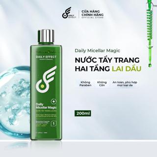 Nước Tẩy Trang 2 Tầng Lai Dầu Daily Micellar Magic Daily Effect Dịu Nhẹ Hỗ Trợ Làm Sạch Bụi Bẩn và Lớp Trang Điểm 200ml