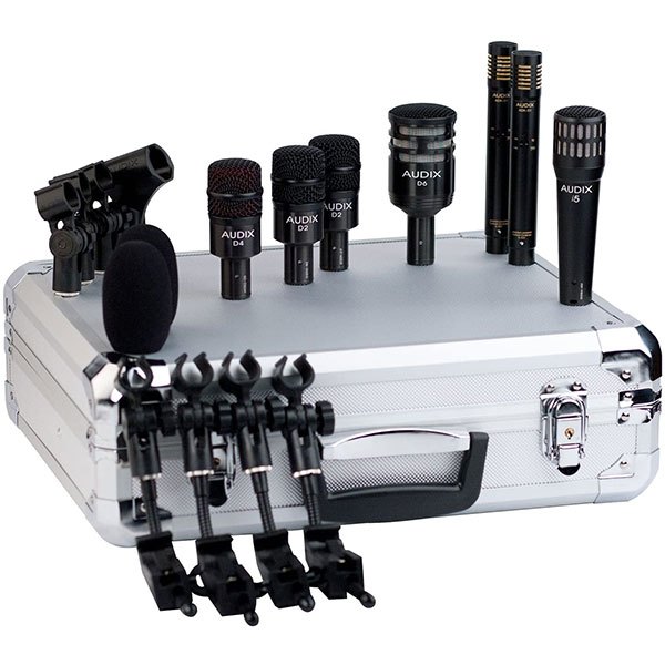 Micro trống Audix DP7 là bộ 7 micro thu âm trống cao cấp đến từ Mỹ, sử dụng cho studio, sân khấu chu
