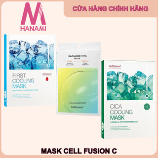  Hộp 5 Miếng Mặt Nạ Cấp Ẩm Và Làm Dịu Da Khẩn Cấp Cell Fusion C First Cooling và Cica Cooling Mask 