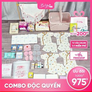 Combo đi sinh bé trai bé gái đầy đủ giá tiết kiệm kèm quà tặng - Bé Yêu Shop