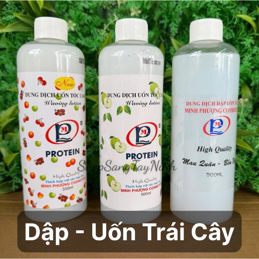 THUỐC UỐN TÓC LẠNH PROTEIN - TRÁI CÂY - thuốc uốn trái cây minh phượng