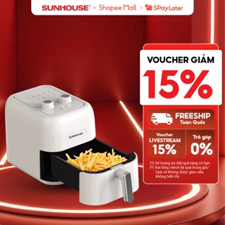 [Live] Nồi chiên không dầu 5.5L Sunhouse SHD4022 - Khoang chiên lớn cho 3-6 người - Công nghệ Rapìd Air