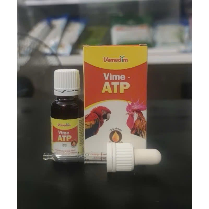 Vemedim Vime ATP Drop Cung Cấp Vitamin Tăng Lực Cho Gà Đá, Chim Vẹt,Chó Đua