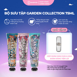 Kem Đánh Răng Marvis Garden Collection - Kissing Rose, Dream Osmanthus, Sinuous Lily 75ML