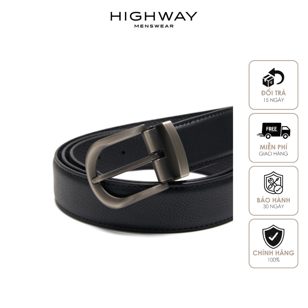 Thắt lưng nam da bò thời trang Highway (Menswear) Becky