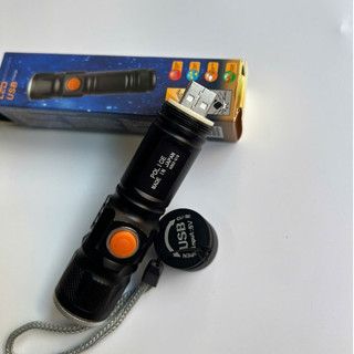 Đèn Pin Siêu Sáng Sạc USB Mini Led T6 515
