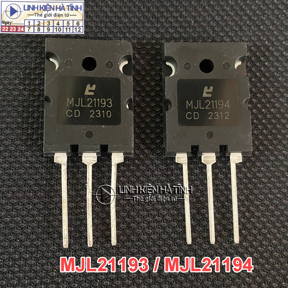 Cặp Sò công suất âm thanh MJL21193G MJL21194G MJL21193 MJL21194 hàng mới - AA16