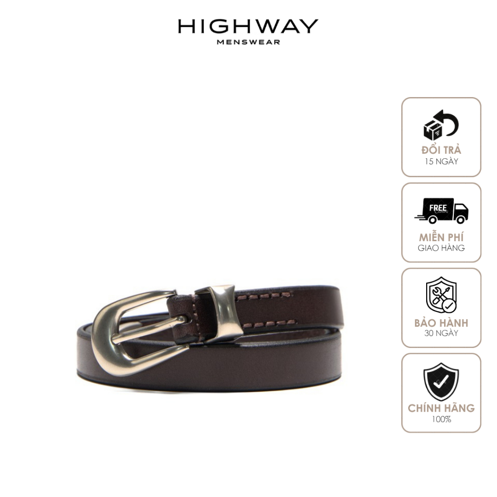 Thắt lưng nam da bò thời trang Highway (Menswear) Lake