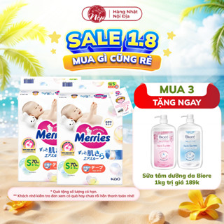 [LIVE X] Tã/bỉm quần Merries NB76+6/S70+6 /M56+4/ M52+6/L44+6/XL38+6 - nepshop1