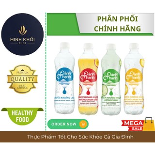 THÙNG 24 CHAI - Nước Khoáng Ngọt Có ga 4 Loại ( Lạt, Chanh, Chanh Muối, Chanh Dây) Vikoda 430ml