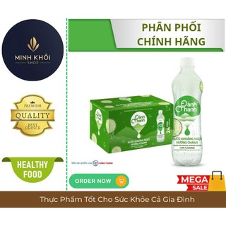 THÙNG 24 CHAI - Nước Khoáng Ngọt Có Ga Hương Chanh  Đảnh Thạnh Vikoda Chai Pet 430ml