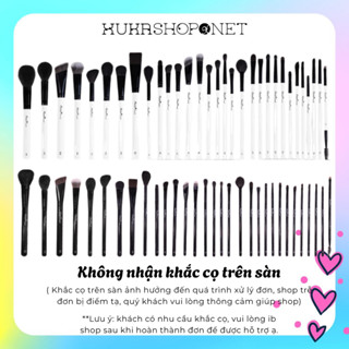 [Kèm túi] Bộ cọ makeup Muas Cloud chuyên nghiệp 31 cây trắng và đen chất lông thú mềm mịn cao cấp