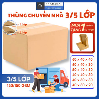 [LẺ] Thùng carton đủ size chuyển nhà, văn phòng, đi nước ngoài, hộp carton to đóng hàng size lớn