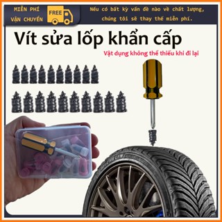 Vít sửa lốp khẩn cấp, không cần tháo lốp, sửa chữa nhanh chóng, có thể sử dụng cho xe hơi / xe máy lốp chân không