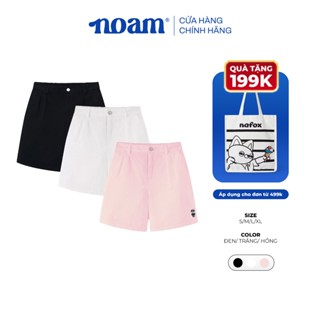 Quần Short Kaki Unisex NOAM Original Fox - Màu Đen/ Trắng/ Xanh navy/ Nâu/ Hồng/ Xanh dương