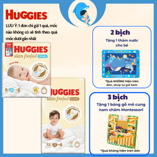 Tã/Bỉm Huggies Skin Perfect Dán/Quần đủ size NB76/S82/M79/M102/L92/XL76/2XL68 MECAHEO