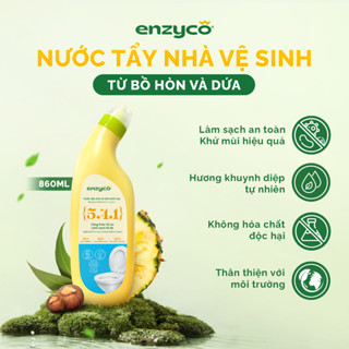 Nước Tẩy Bồn Cầu Sinh Học ENZYCO 860ml - Tẩy Bồn Cầu, Tẩy Nhà Tắm, Lavabo, Khử Mùi, Khử Khuẩn, Hương Khuynh Diệp