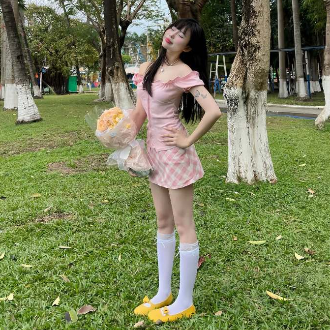 [XẢ KHO] Áo Kiểu Nữ Trễ Vai Tay Bồng Có Dây Thắt Eo Mùa Hè Giveme.clothing_saigon | BigBuy360 - bigbuy360.vn